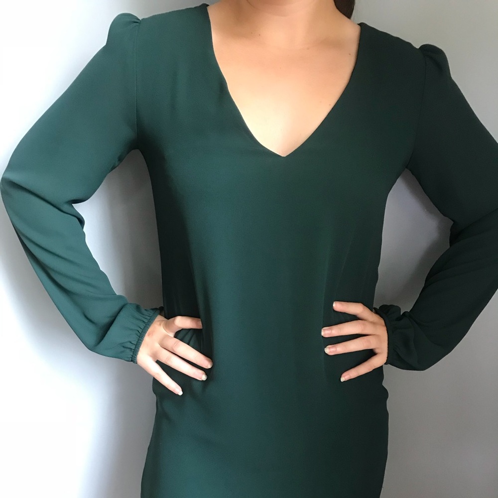 Emerald Green Shift Dress